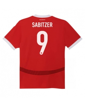 Austria Marcel Sabitzer #9 Maglia Gara Casa Repliche Europei 2024